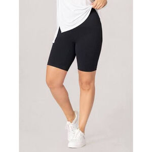 Shapermint Fresh Control Mid Waist Shaper Bike Shorts Black Size Large NWT